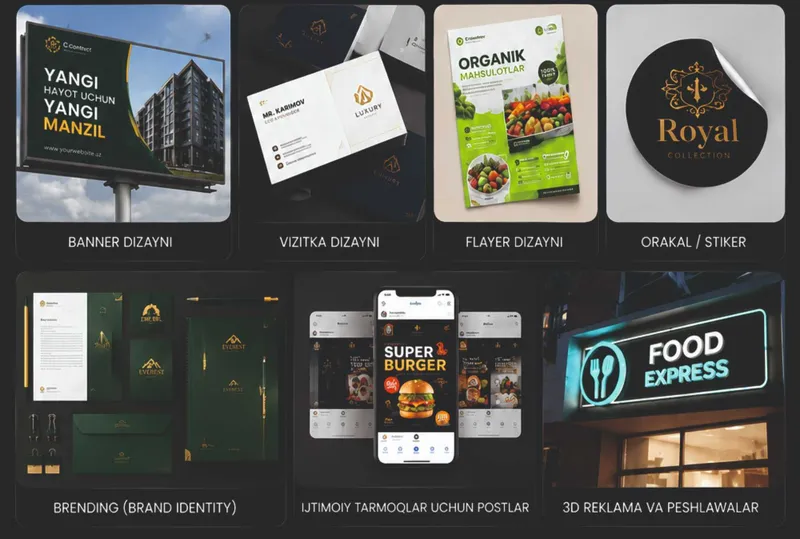 Professional Grafik Dizayner | Logo, Reklama va Poligrafiya — фото 1