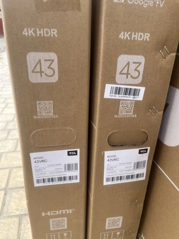Телевизор TCL 43V6C 4K HDR GoogleTv 2026 Оптом Доставка Бесплатно — фото 1