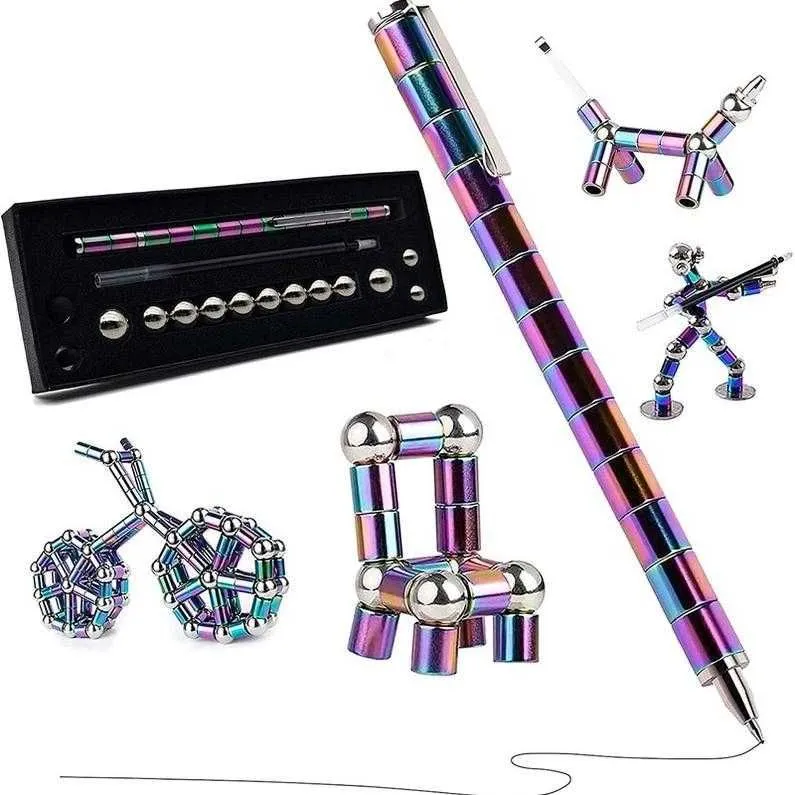 Magnetic Fidget Pen Antistress magnitli kreativ ruchka