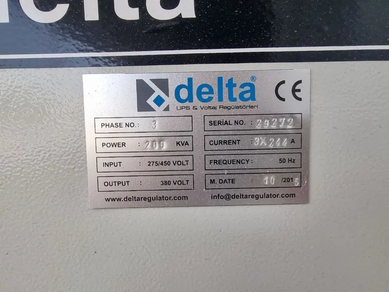 Delta Стабилизатор и UPS 200kW новый срочно продается — фото 4