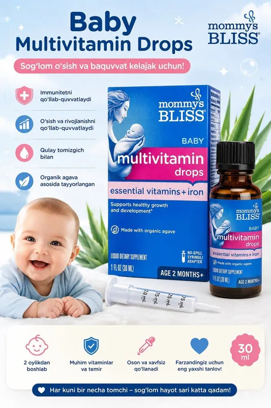 Bolalar uchun vitamin Multivitamin USA
