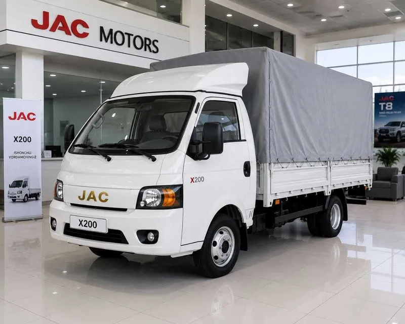 Jac x200 tentovka yuk tashishda qulay yechim 1