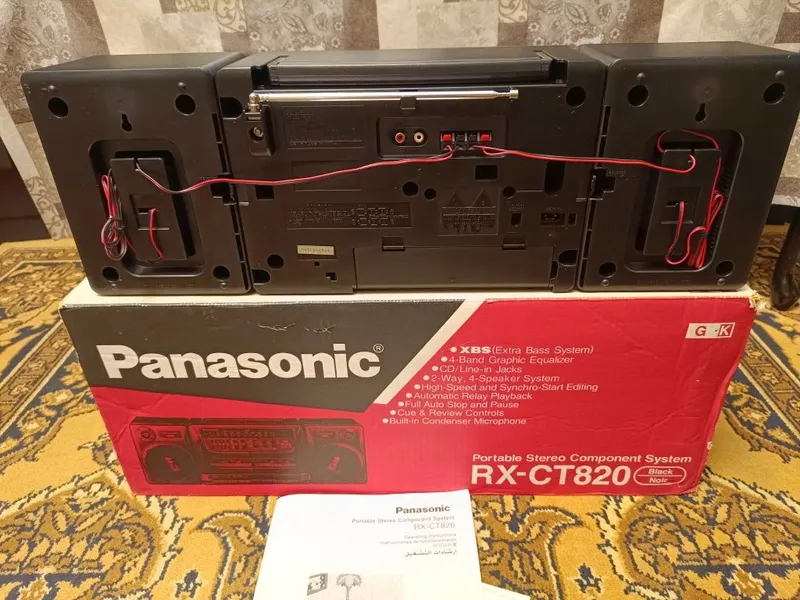 Двухкасетная магнитола Panasonic — фото 1