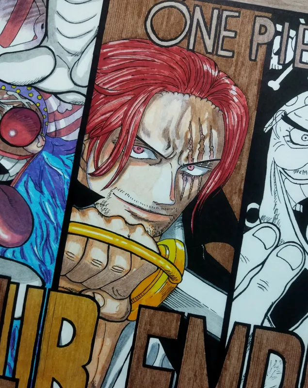 One piece art on A3 paper — фото 2