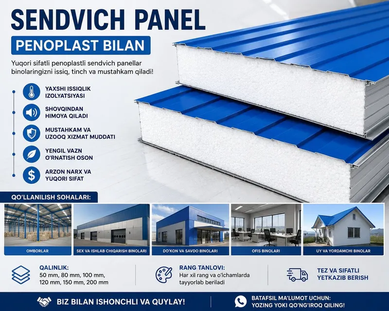 Sendvich Panellar (Penoplast) Zavotdan