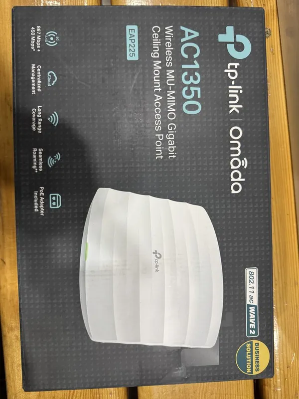 TP-Link EAP225 – AC1350 Потолочная двухдиапазонная точка доступа Wi-Fi
