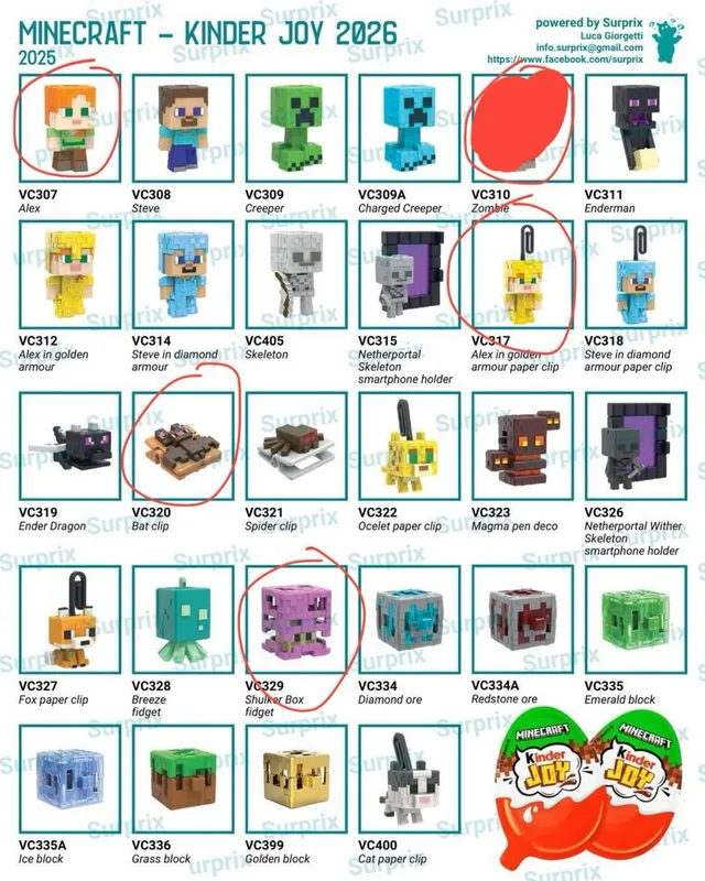 Minecraft kinder joy Minecraft kinder joy