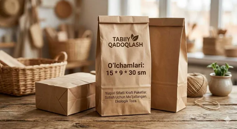 Kraft paket tabiiy qadoqlash Kraft paket tabiiy qadoqlash
