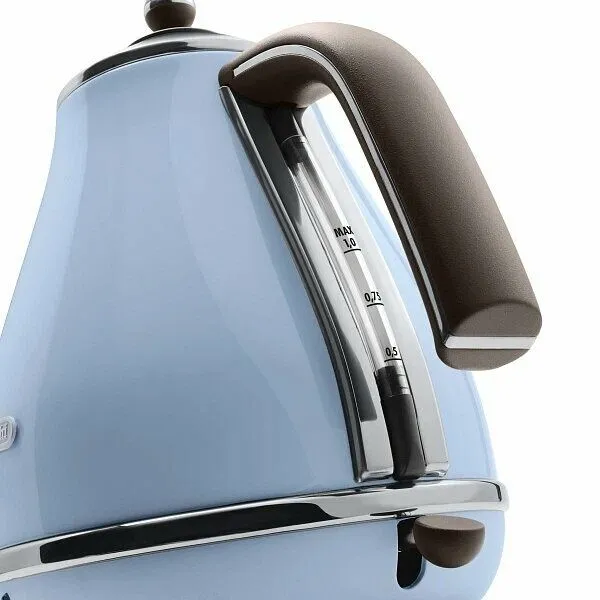 Электрочайник Delonghi Icona KBOV 2001 AZ, нержавеющая сталь, 1,7 л — фото 2 Электрочайник Delonghi Icona KBOV 2001 AZ, нержавеющая сталь, 1,7 л — фото 2