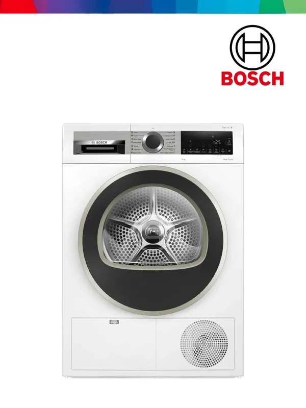 4-seriya, issiqlik nasosli quritgich mashina, 9 kg (Bosch)