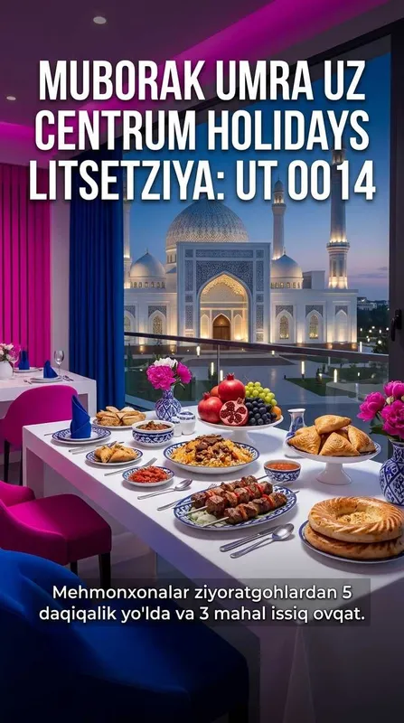 Centrum Holidays Umra Uzb Shayxontohur To'g'ri Reys Muborak Umra Paket 8