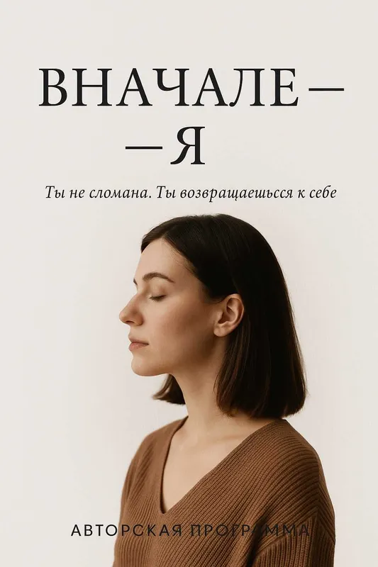 Электронная книга "ВНАЧАЛЕ — Я" Ты не сломана. Ты возвращаешься к себе
