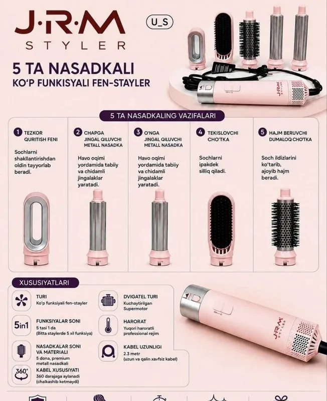 Dyson JRM мультистайлер, дайсон «5 в 1» 2 Dyson JRM мультистайлер, дайсон «5 в 1» 2