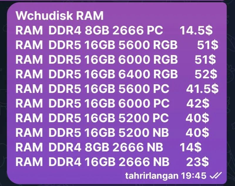RAM DDR3,4,5 .SSD.Sata — фото 5