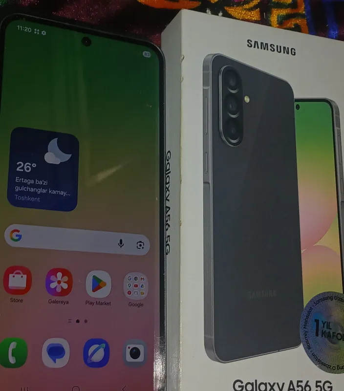 Samsung A56 sotiladi, xich qanaqa aybi yo hamma joyi ishlidi, Koropk7a 4