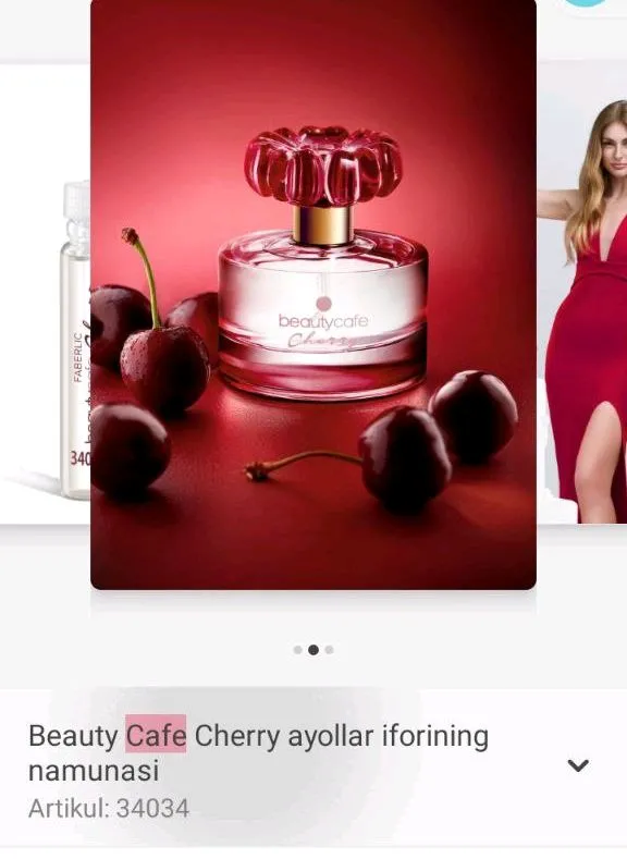 Beautycafe Cherry atirining namunasi