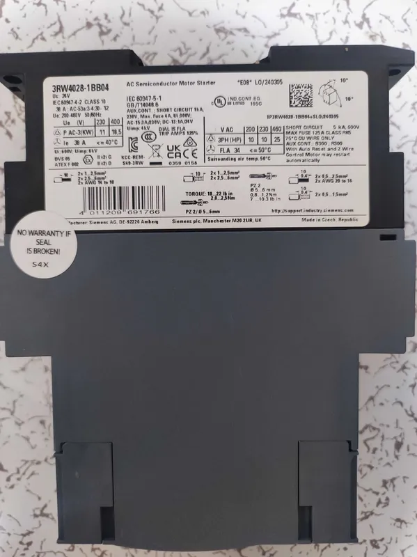 Siemens Sirius SoftStarter(плавного пуска) 4 Siemens Sirius SoftStarter(плавного пуска) 4