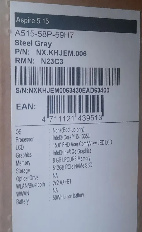 Noutbook sotiladi. Acer aspire 5 5 Noutbook sotiladi. Acer aspire 5 5