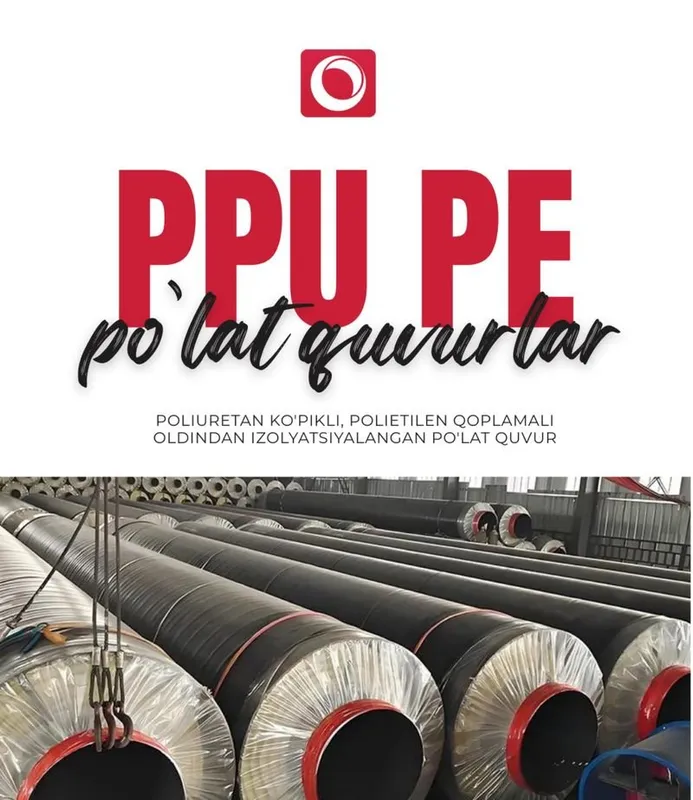 Ishlab chiqaruvchidan metall quvurlarni PPU, PE va ruxlangan qoplamada izolyatsiyalash xizmatlari 7 Ishlab chiqaruvchidan metall quvurlarni PPU, PE va ruxlangan qoplamada izolyatsiyalash xizmatlari 7