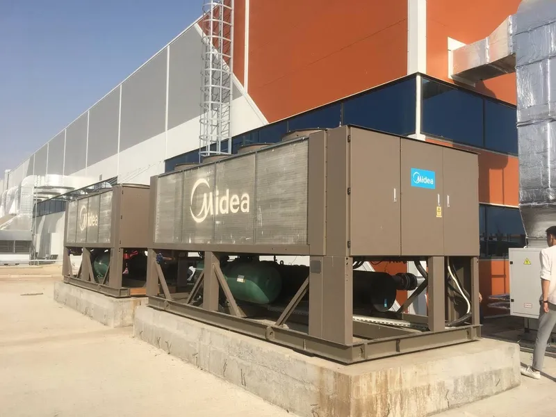 Midea chiller sovitish va isitish tizimi uchun binolar 3 Midea chiller sovitish va isitish tizimi uchun binolar 3