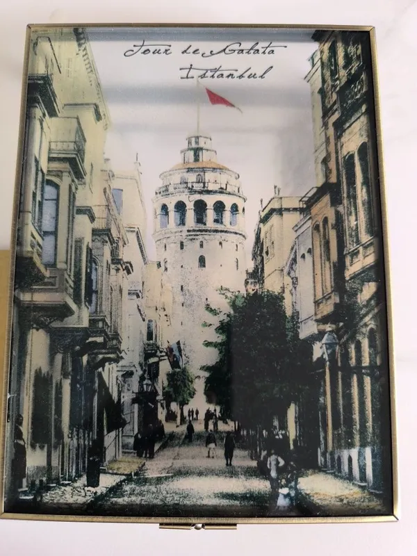 Шкатулка стеклянная