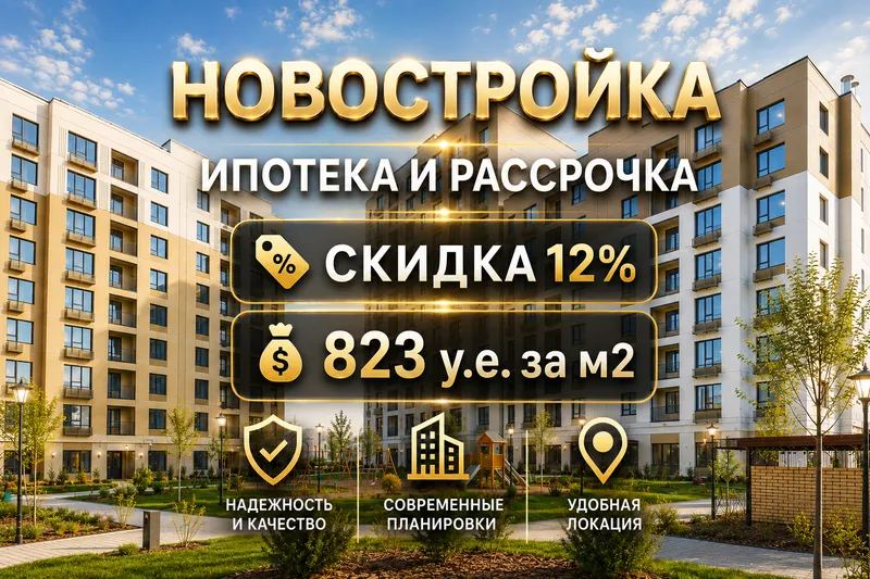 4 комнатная Новостройка, Ипотека, Яшнабадский р-н