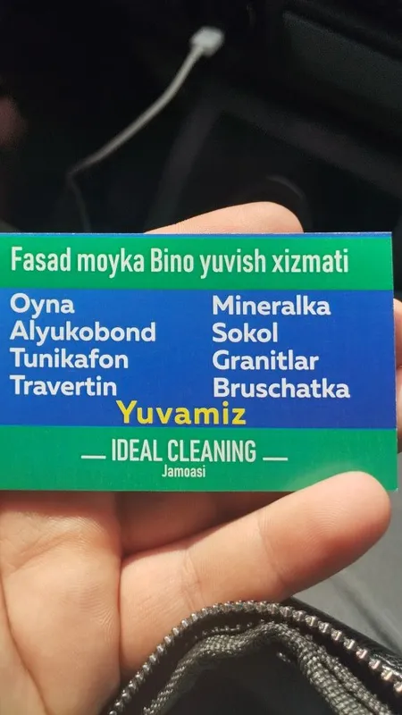 Ideal Clening Group Oyna yuvish fasad moyka ойна йувиш фасад мойка — фото 3