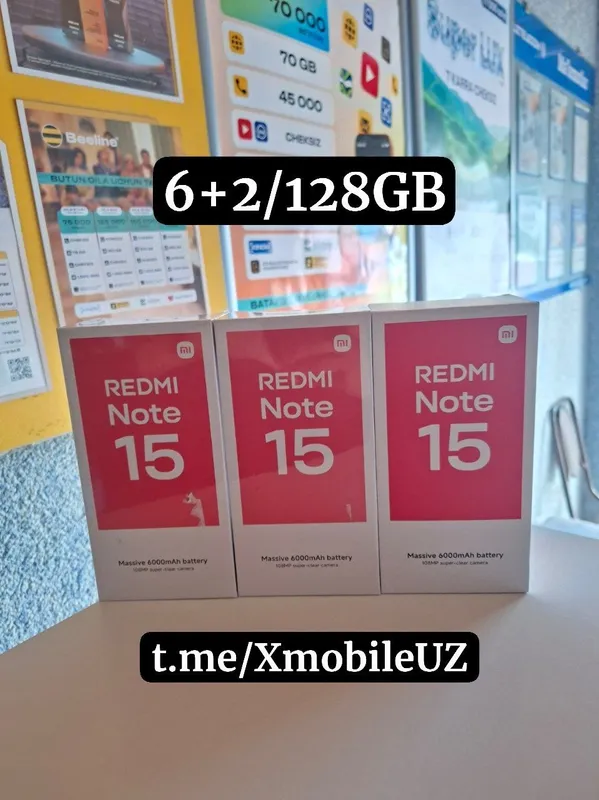 Redmi Note 15 6+2/128GB