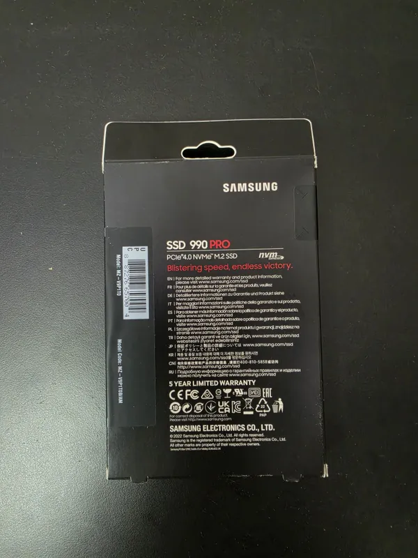 Samsung 990 Pro 1 TB SSD New 2
