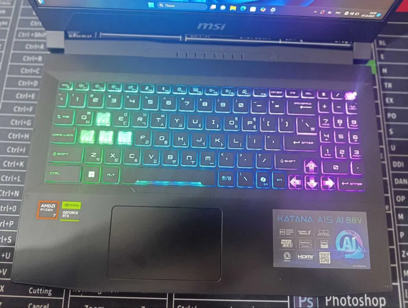 Игравой Ноутбук MSI Katana 15AI B8V Флагманская Серия 4 Игравой Ноутбук MSI Katana 15AI B8V Флагманская Серия 4