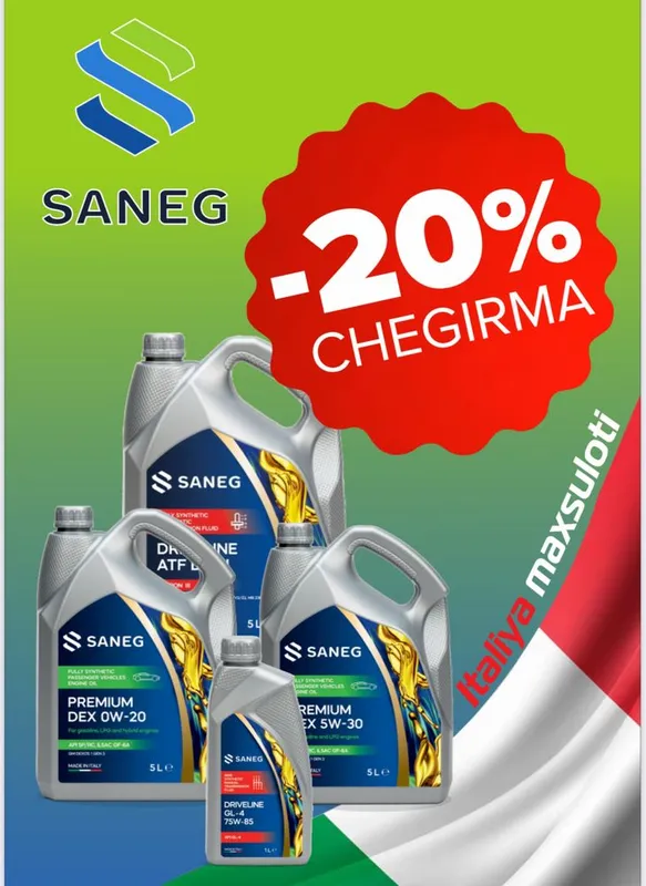SANEG 5w30 PREMIUM DEX моторное масло — фото 1
