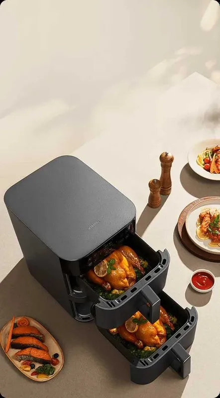 Аэрогриль-аэрофритюрница 12 л Xiaomi Smart Double Air Fryer — фото 1