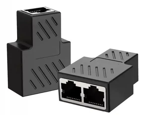 Проходные адаптеры и Разветвитель сплиттер RJ45 7