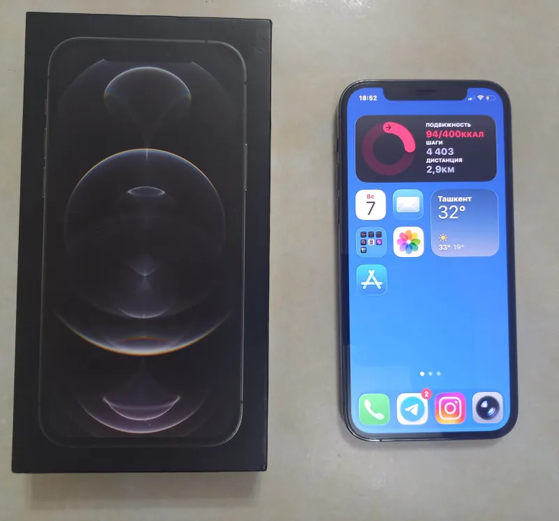 Apple Iphone 12pro в идеале, АКБ 75%.