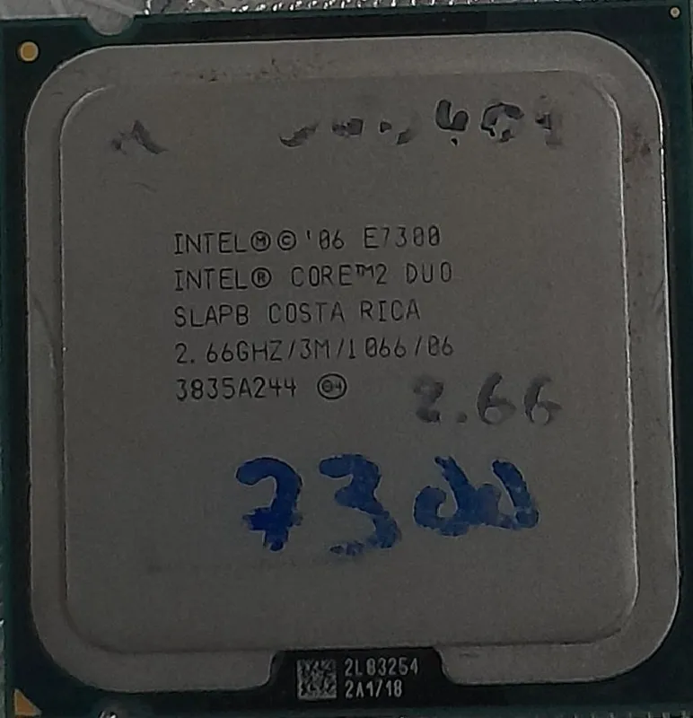 Intel core 2 duo E7300