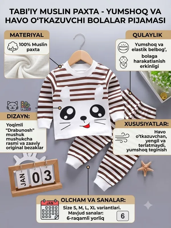 Bolalar kiyimi tuplami Ugil bolalar kiyimi