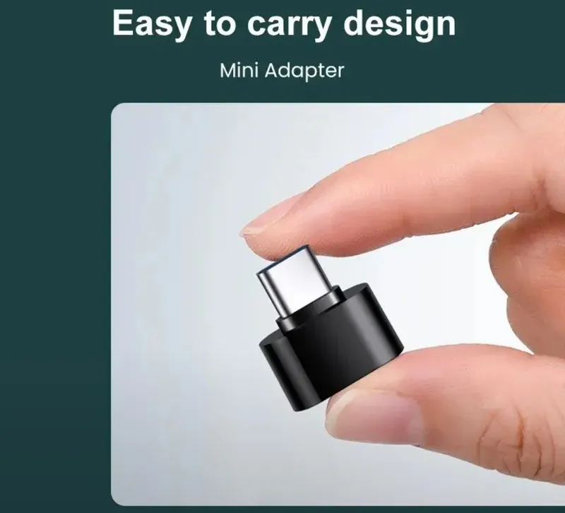 Ma'lumotlar Uzatish uchun USB-C dan OTG adapteri, USB-C dan USB 2.0 — фото 1