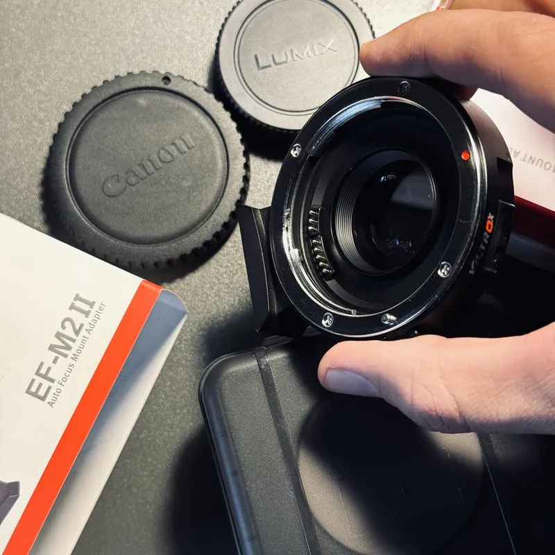 Lumix canon ef perexatnik Adapter Viltrox