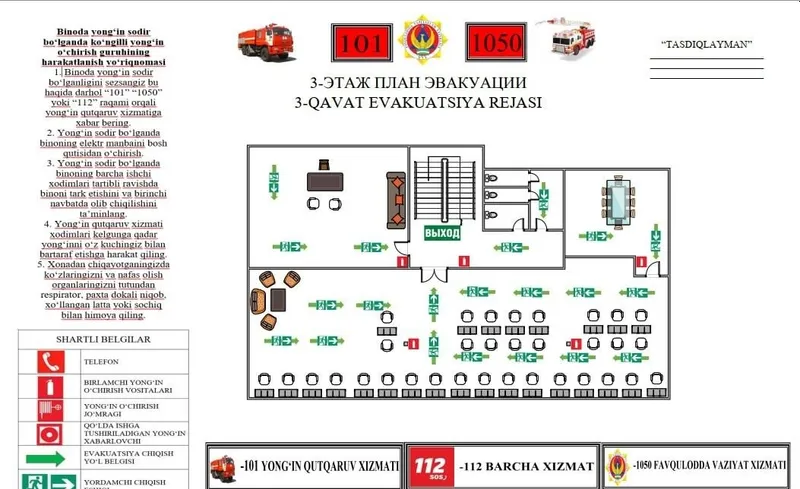 План эвакуации 2 План эвакуации 2