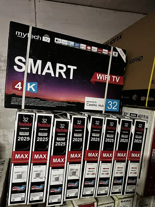 Televizor 32 . 43 . Smart Android galasavoy russian kanal bepul 5