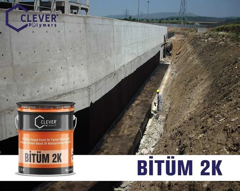 BITUM 2K clever Polymers Жидкая резина мембрана битумно-каучуковая — фото 3