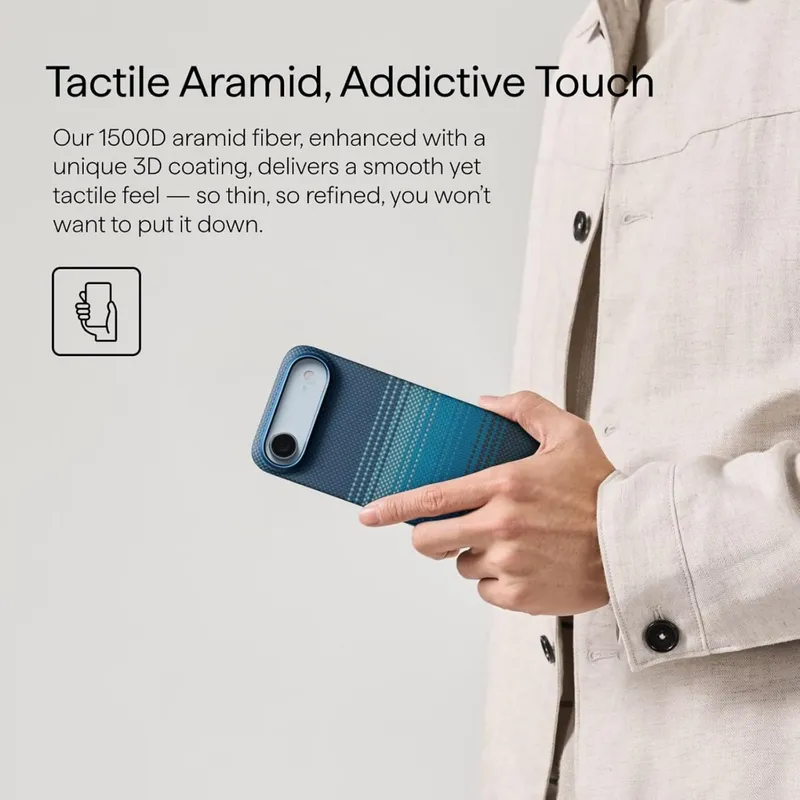 iPhone 17 Moonrise uchun Pitaka Ultra-Slim Case 4
