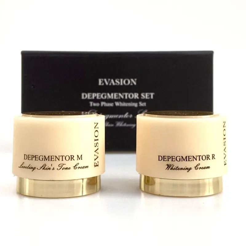 Крем для лица отбеливающий Evasion Depegmentor R+M SET Two Phase Whi