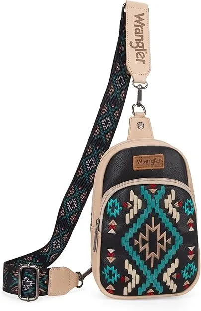 Женская Сумка Wrangler Aztec Crossbody Sling Bag for Women — фото 4