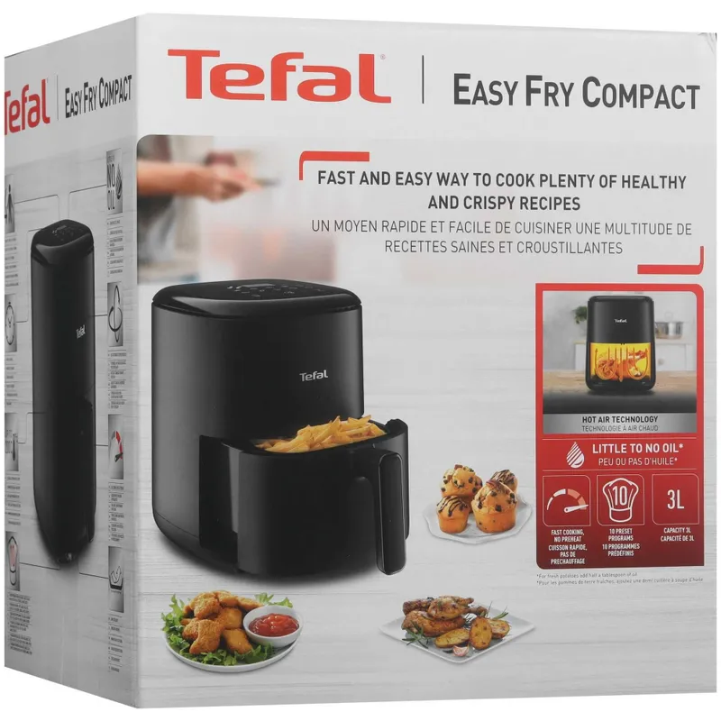 # Аэрогриль Tefal Easy Fry Compact 1300 Вт 3 л (EY145810) 3