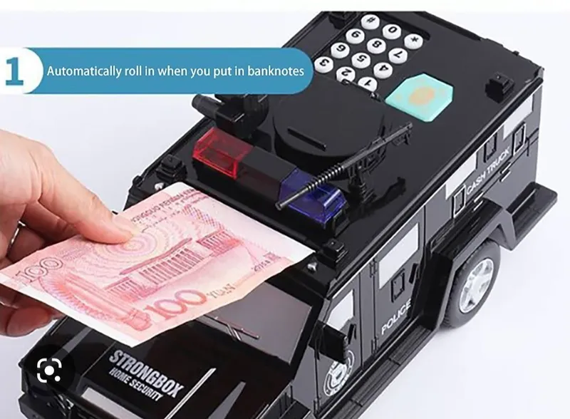 Parolli aqlli cho‘chqacha, banknotlar uchun musiqali cho‘chqacha, o‘yinchoq 2