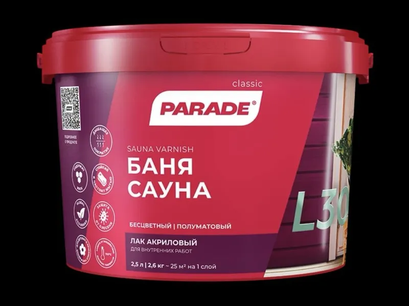 Лак для Бани и Сауны