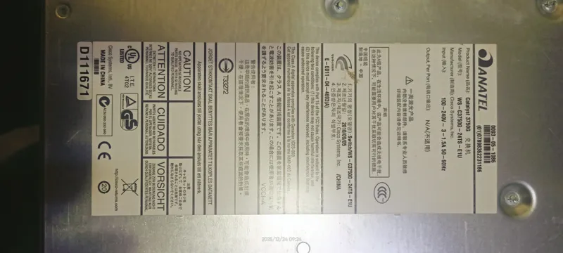 Cisco Catalyst 3750G switch — фото 1