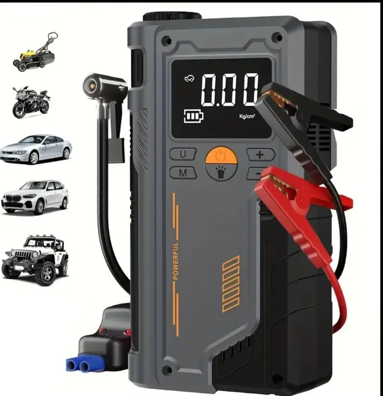 Пусковое автонасос фонарик и powerbank 4 в 1 ный Пусковое автонасос фонарик и powerbank 4 в 1 ный