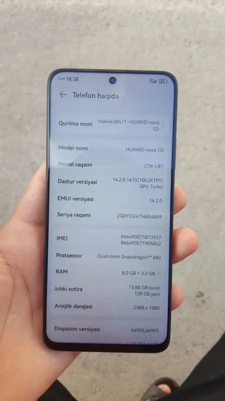HUAWEI nova 12i sotiladi 4
